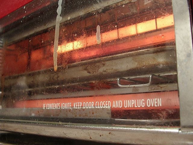 how to clean a toaster oven with baking soda Kitchen Appliance HQ dirty toaster oven