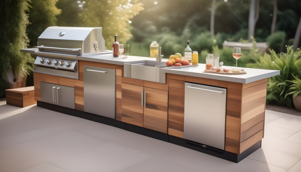 Outdoor Kitchen Kits - DIY Custom Kitchen Modular Islands
