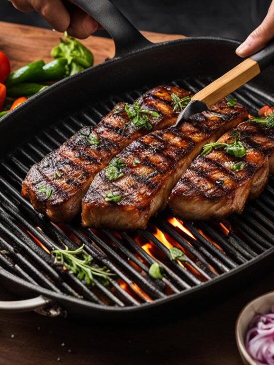 Grill pan cooking tips