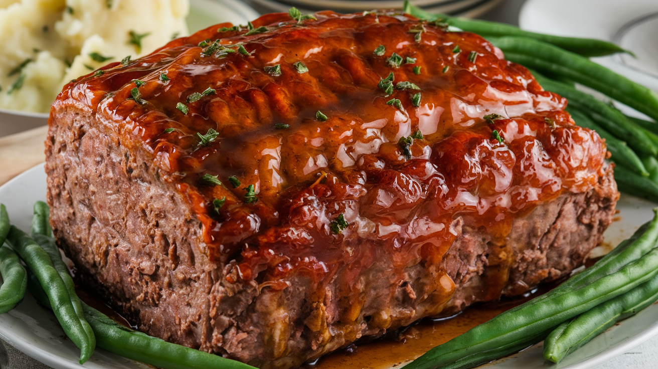 Classic Meatloaf with Caramelized Glaze