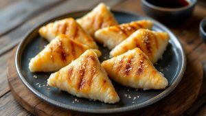 Grilled Yaki Onigiri Rice Balls