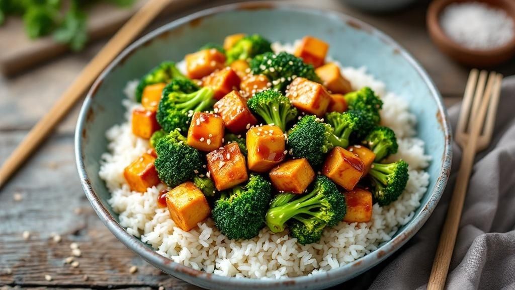 Tofu and Broccoli Stir-Fry