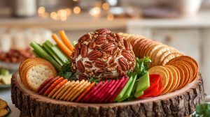 Cheese Ball with Spiced Pecans