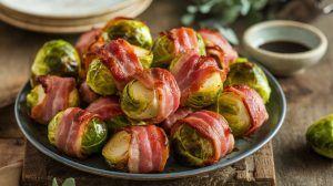 Savory Bacon-Wrapped Brussels Sprouts