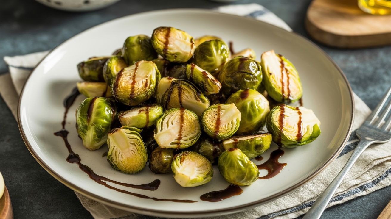 balsamic glazed brussels sprouts