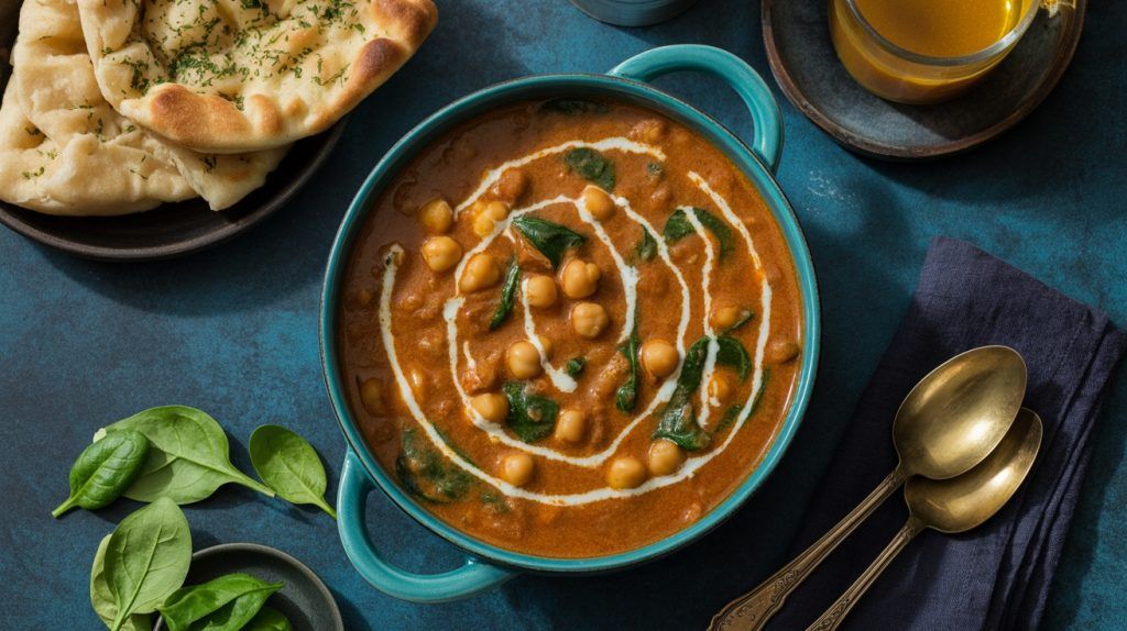 Chickpea and Spinach Curry Recipe