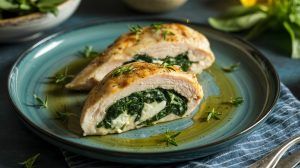 spinach stuffed chicken breasts
